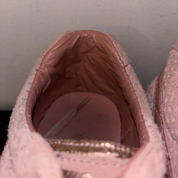 Gola Harrier | Women's US 9 EU 39-40 | Pink Suede Rose Gold Sneakers - Picture 10 of 11